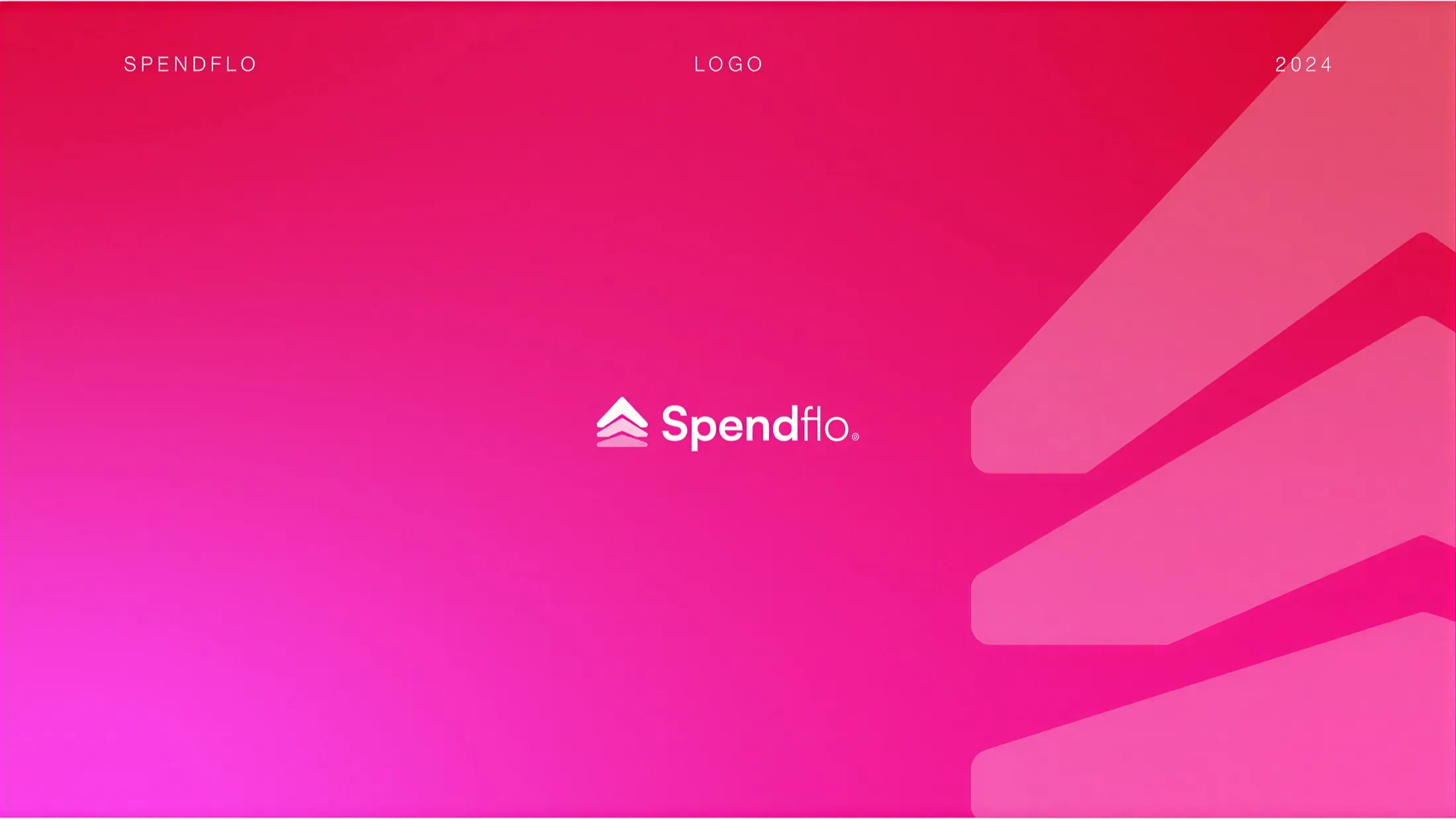 Spendflo logo on pink gradient